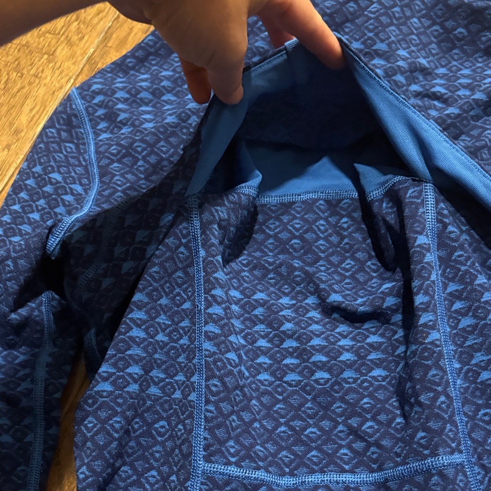 Lululemon Vintage Define Jacket Women’s Blue Patterned - Picture 3 of 9
